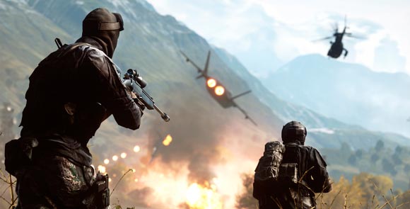 Soldados en Battlefield 4
