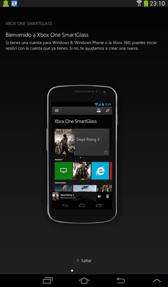 Xbox One SmartGlass se ha actualizado en abril de 2014