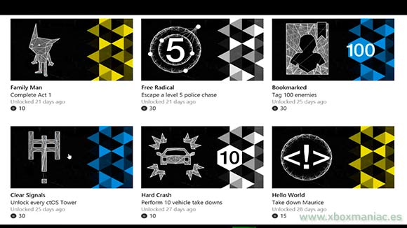 Nuevo perfil de logros en Xbox One