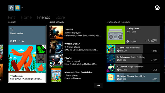 La actualización de agosto 2014 de Xbox One añade opciones sociales, de vídeo, etc.