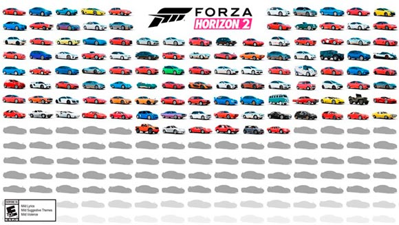 Desvelados más de 100 coches para Forza Horizon 2