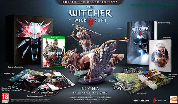 The Witcher 3 coleccionista es más completa en Xbox One.