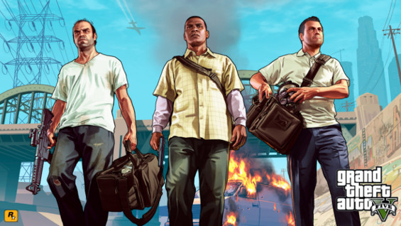Michael, Trevor y Franklin encaran con ganas las novedades de GTA V en Xbox One.