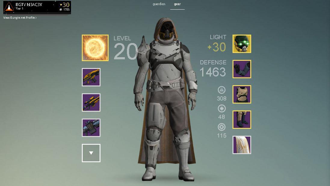 Alcanzar el nivel 30 en Destiny