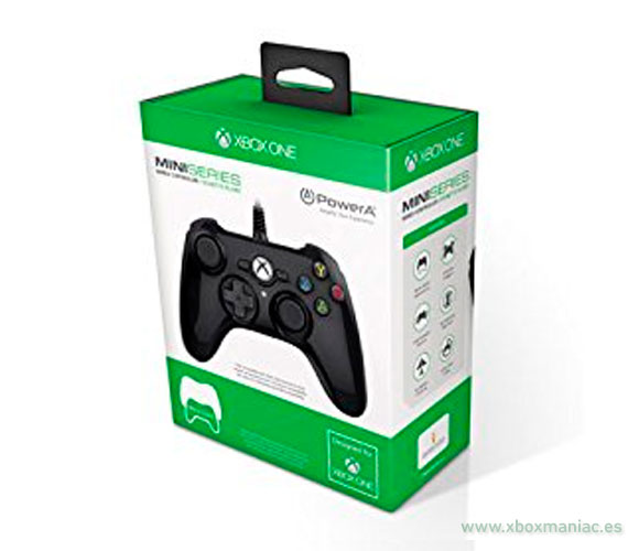 El mando Xbox One Mini Controller viene en blanco o negro. El mando Xbox One Mini Controller viene en blanco o negro.