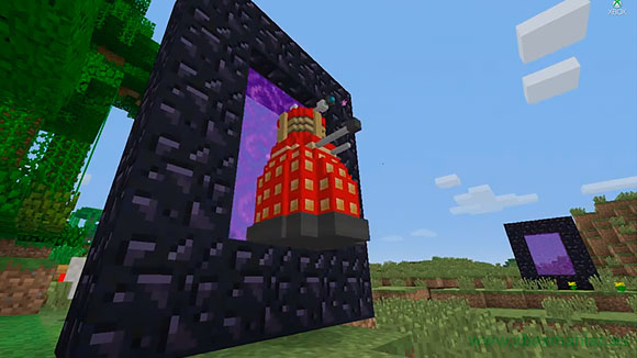 Los daleks atacan en el skin de Doctor Who para Minecraft en Xbox. Los daleks atacan en el skin de Doctor Who para Minecraft en Xbox.