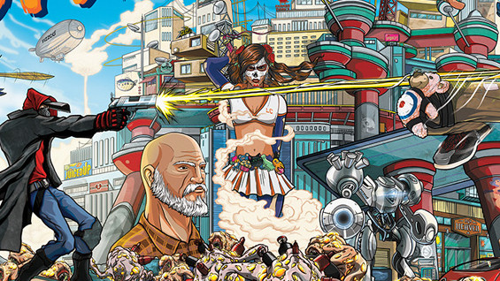 Con una portada así, el tráiler de lanzamiento de Sunset Overdrive no tiene que recordarnos que lo último de Insomniac Games huele a locura. Con una portada así, el tráiler de lanzamiento de Sunset Overdrive no tiene que recordarnos que lo último de Insomniac Games huele a locura.