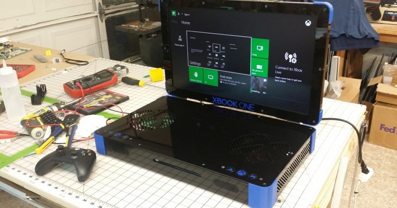Aquí está el monstruo. Xbook One la primera Xbox One portátil