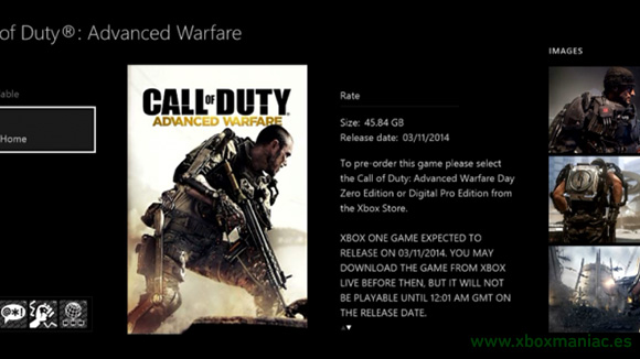 Casi 50GB... Un requisito para Call of Duty Advanced Warfare. Casi 50GB... Un requisito para Call of Duty Advanced Warfare.