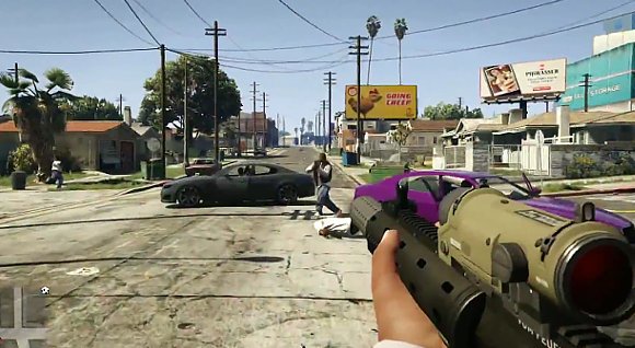 Xbox One recibirá GTA V en primera persona, una de las novedades que ocultaba Rockstar para las versiones de nueva generación. GTA V en primera persona en Xbox One, una de las novedades que ocultaba Rockstar para las versiones de nueva generación.