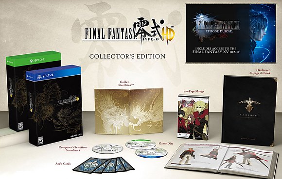 La edición coleccionista de Final Fantasy Type-0 HD será oro para los más ansiosos.