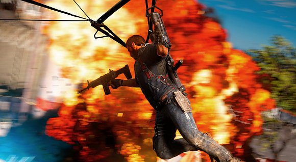 Las primeras imágenes de Just Cause 3 son un torrente de adrenalina. No aptas para cardíacos. Las primeras imágenes de Just Cause 3 son un torrente de adrenalina. No aptas para cardíacos.
