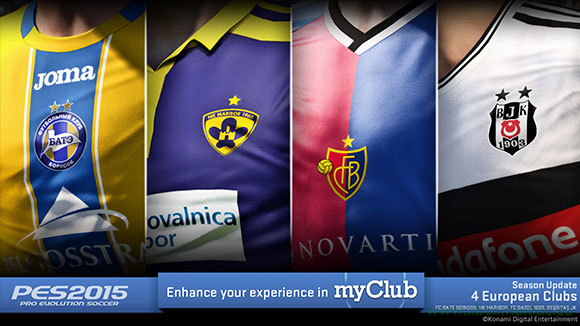 Más equipaciones y equipos entran con esta nueva actualización gratis para PES 2015 en Xbox One. Más equipaciones y equipos entran con esta nueva actualización gratis para PES 2015 en Xbox One.