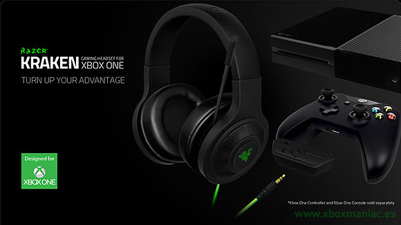 Los auriculares Razer Kraken para Xbox One ya están a la venta. Los auriculares Razer Kraken para Xbox One ya están a la venta.