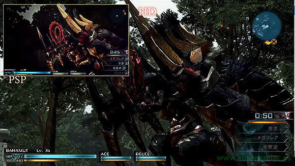 Las mejoras de Final Fantasy Type-0 HD en Xbox One son evidentes frente a PSP. Las mejoras de Final Fantasy Type-0 HD en Xbox One son evidentes frente a PSP.