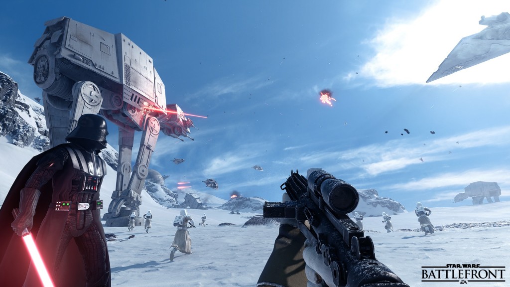 Darth Vader estará en la demo de Star Wars Battlefront en juego. Darth Vader estará en la demo de Star Wars Battlefront en juego.