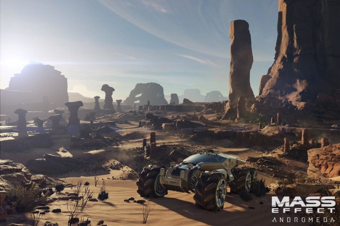 Una de las novedades de Mass Effect Andromeda sera la posibilidad de personalizar el Mako. Una de las novedades de Mass Effect Andromeda sera la posibilidad de personalizar el Mako.