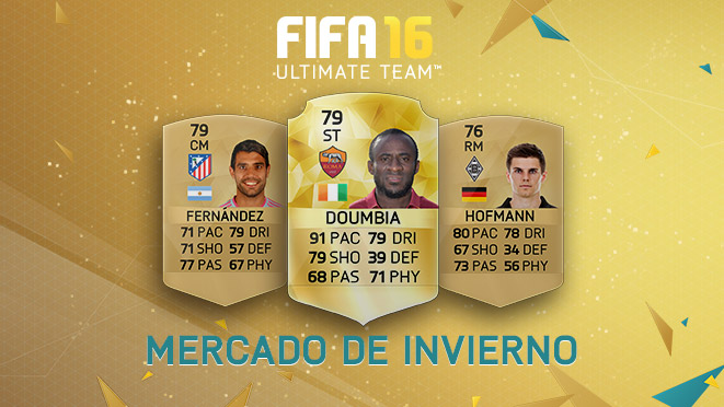 FIFA 16 Ultimate Team Mercado de Invierno: Augusto, Doumbia, Hofmann... son solo algunos de los jugadores que han cambiado de equipo en invierno. FIFA 16 Ultimate Team Mercado de Invierno: Augusto, Doumbia, Hofmann... son solo algunos de los jugadores que han cambiado de equipo en invierno.