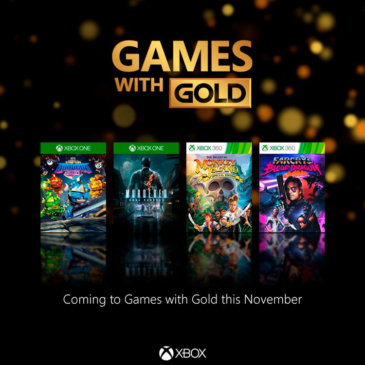 Estos son los juegos con Gold de noviembre 2016 