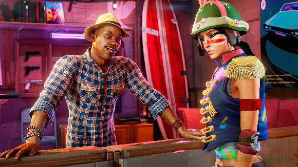 También hay que ir de compras en Sunset Overdrive. También hay que ir de compras en Sunset Overdrive.
