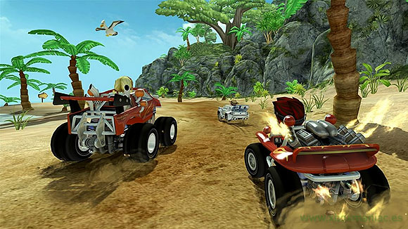 A falta de Mario Kart, tenemos el análisis de Beach Buggy Racing en Xbox One. A falta de Mario Kart, tenemos el análisis de Beach Buggy Racing en Xbox One.