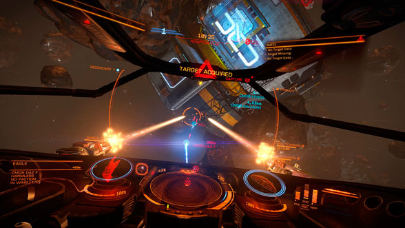 El combate multijugador en Elite Dangerous nos prepara para el mundo real... y al revés. El combate multijugador en Elite Dangerous nos prepara para el mundo real... y al revés.