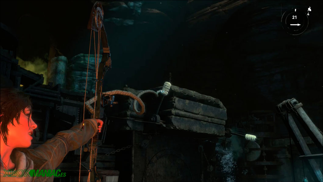 El arco con cuerda es una novedad... Análisis de Rise of the Tomb Raider en Xbox One. El arco con cuerda es una novedad... Análisis de Rise of the Tomb Raider en Xbox One.