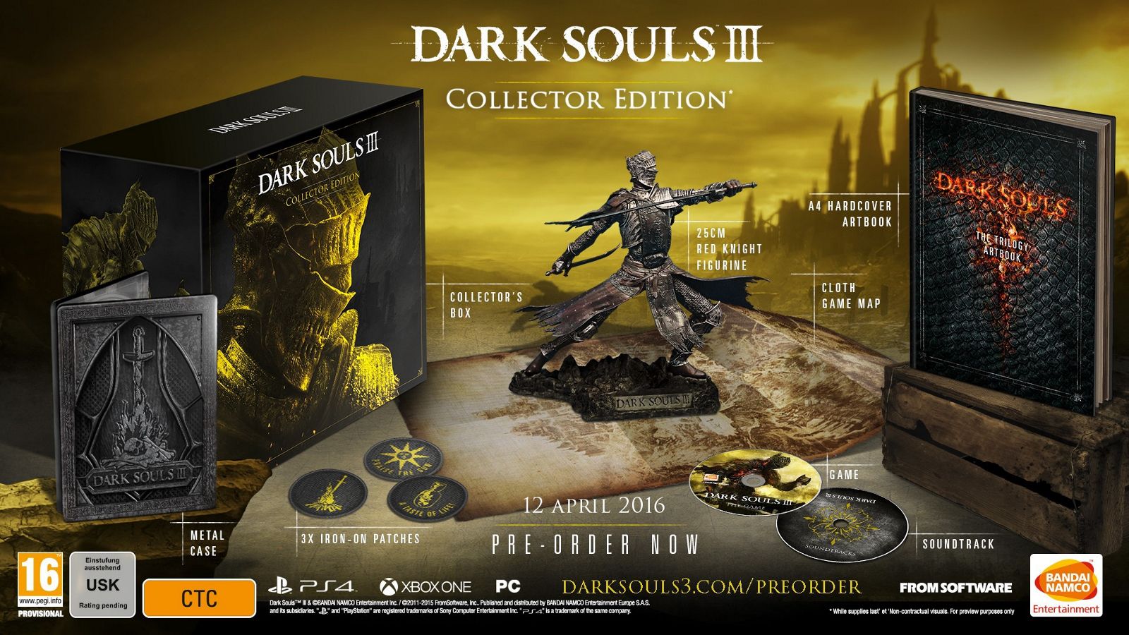 El lanzamiento, las ediciones limitadas y el gameplay de Dark Souls III nos han alegrado el día. El lanzamiento, las ediciones limitadas y el gameplay de Dark Souls III nos han alegrado el día.
