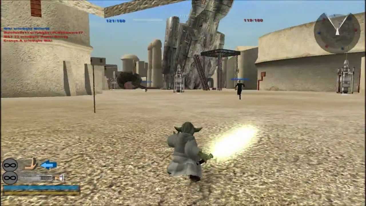 Yoda durante una partida de Star Wars Battlefront II. Yoda durante una partida de Star Wars Battlefront II.