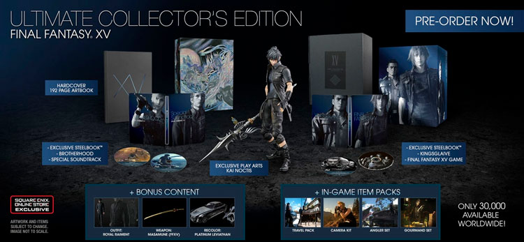 En el lanzamiento de Final Fantasy XV habrá 30.000 unidades coleccionista. En el lanzamiento de Final Fantasy XV habrá 30.000 unidades coleccionista.