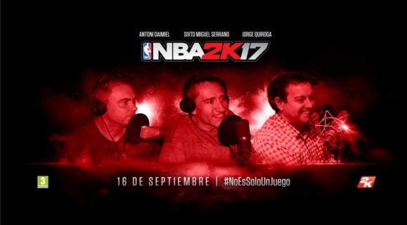 NBA 2K17 tendrá comentaristas españoles NBA 2K17 tendrá comentaristas españoles