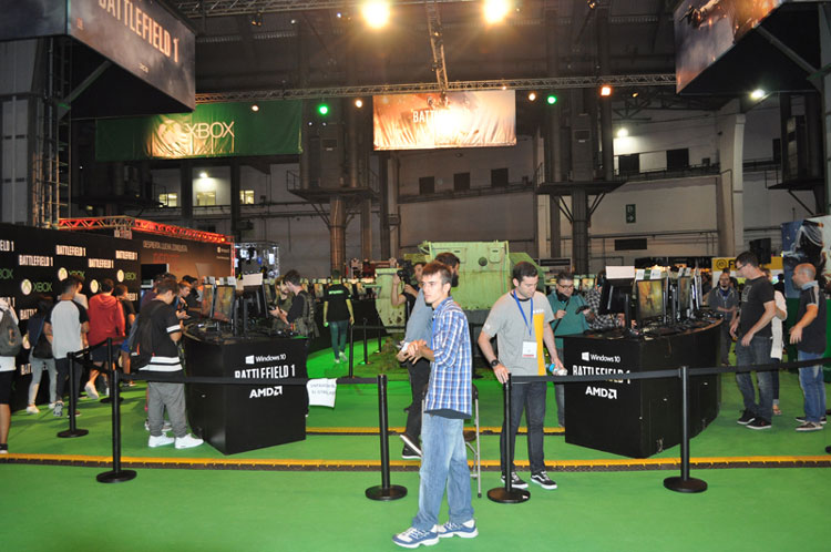 Battlefield 1 con Xbox en Barcelona Games World. Battlefield 1 con Xbox en Barcelona Games World.