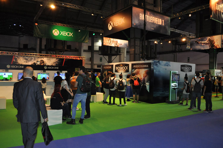 Stand de Xbox en Barcelona Games World. Stand de Xbox en Barcelona Games World.