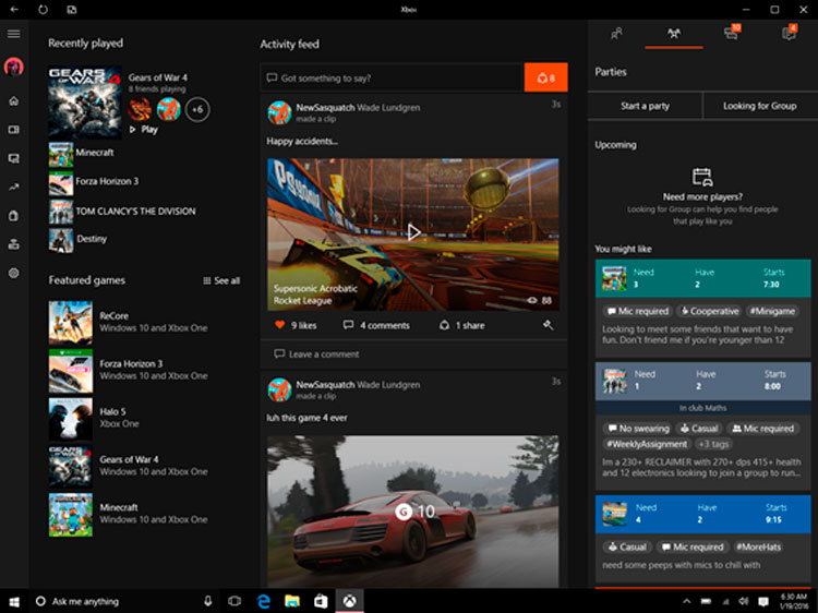 Así es la Actualización de Xbox para Navidad 2016