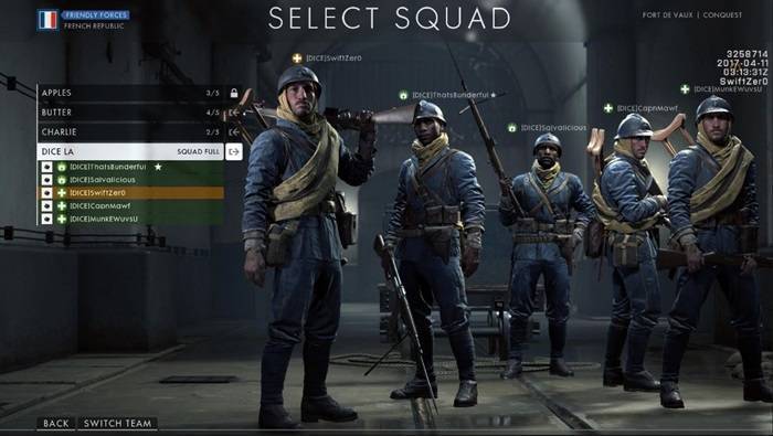Los pelotones llegan con la actualización de primavera de Battlefield 1. Los pelotones llegan con la actualización de primavera de Battlefield 1.