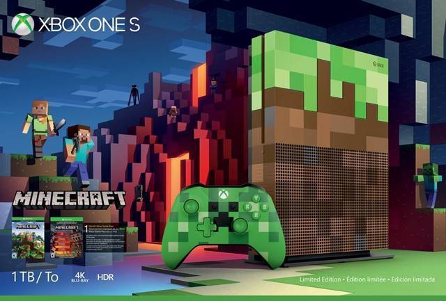 Así será la Xbox One S de Minecraft edición limitada. Así será la Xbox One S de Minecraft edición limitada.