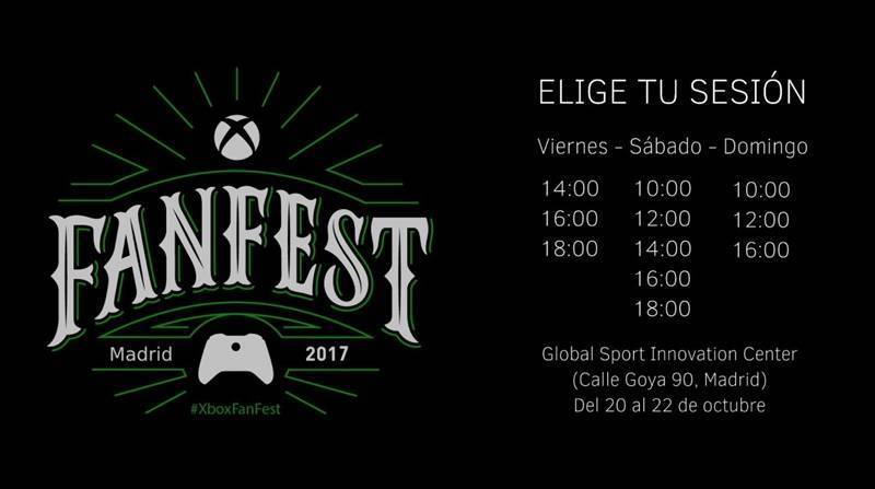Podremos disfrutar de diversas charlas, paneles y competiciones en el Xbox Fan Fest 2017 de Madrid.