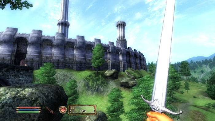 Ciudades en mejoradas con The Elder Scrolls IV Oblivion en Xbox One X Cuidades y paisajes mejorados con The Elder Scrolls IV Oblivion en Xbox One X ciudades