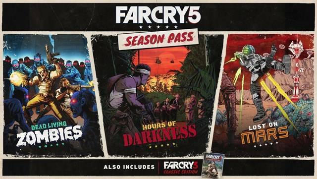 Descubre todos los contenidos del pase de temporada de Far Cry 5.