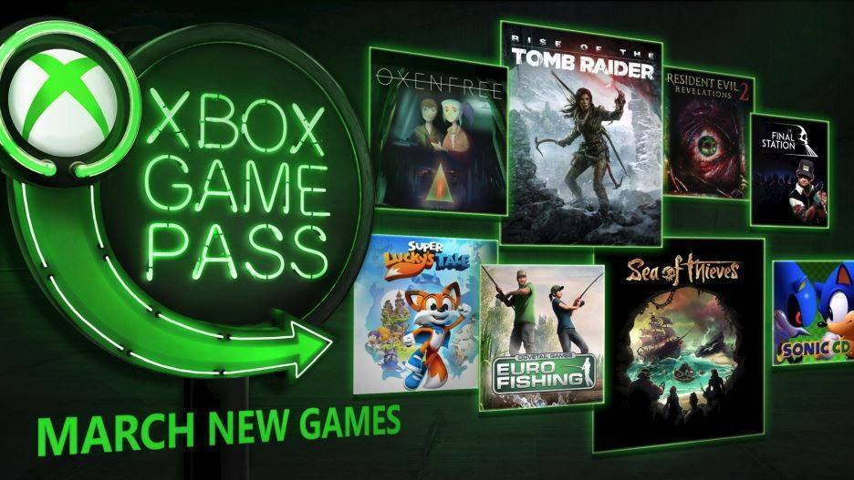 Sea of Thieves y Rise of the Tomb Raider entre otros llegan a Xbox Game Pass en marzo.